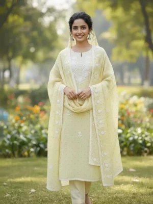 fashion suit light yellow