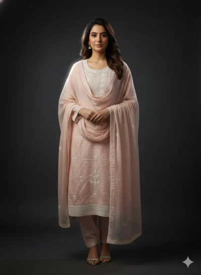 high-quality cotton silk suit women