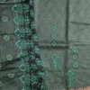 unstitched suit for women green dark